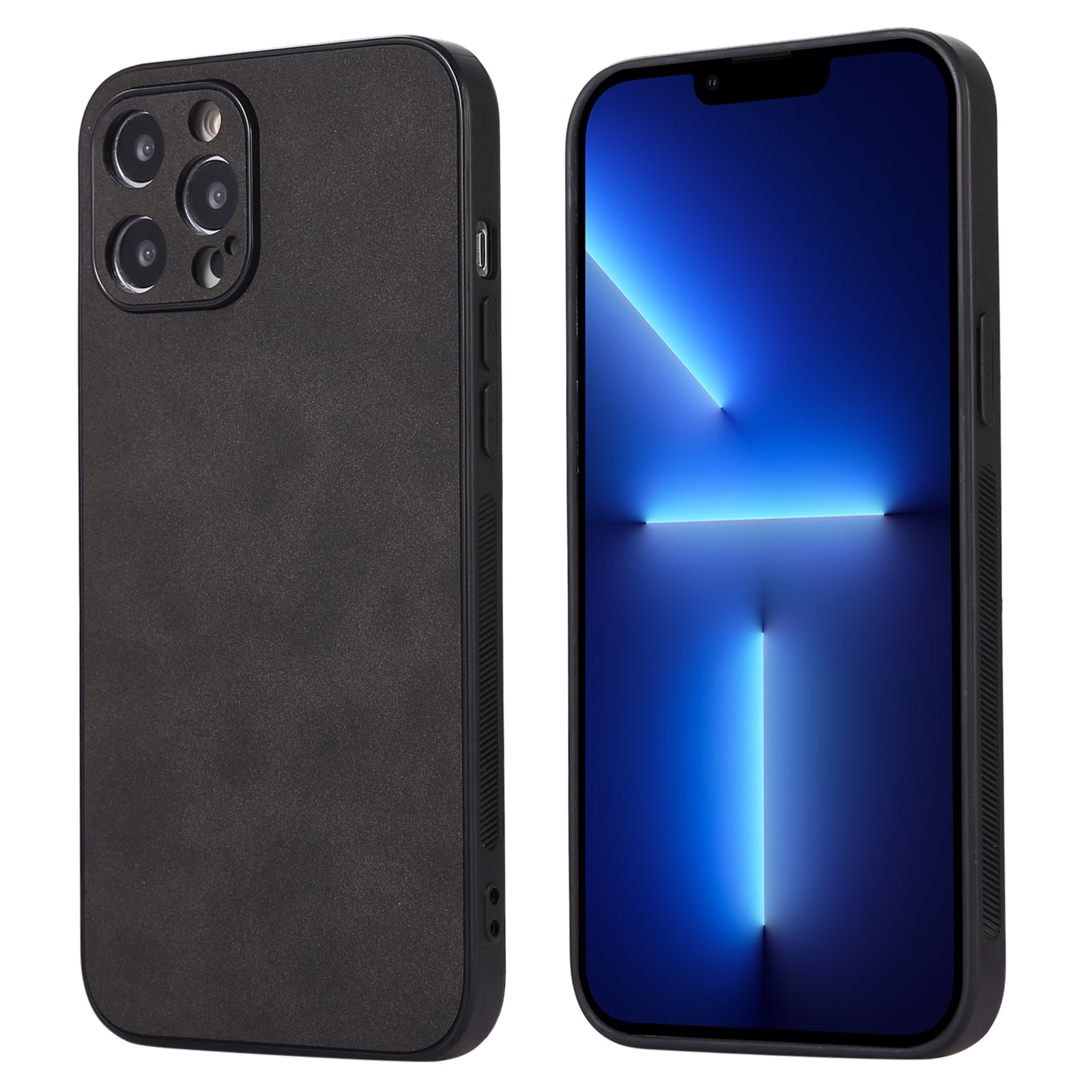For iPhone 13 Pro 6.1 inch Shockproof Phone Cover PU Leather Coated TPU Case For iPhone 13 Pro 6.1 inch Shockproof Phone Cover PU Leather Coated TPU Case